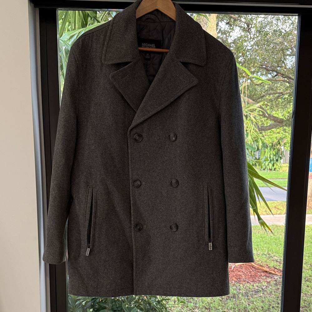 Michael Kors Charcoal Peacoat for Men